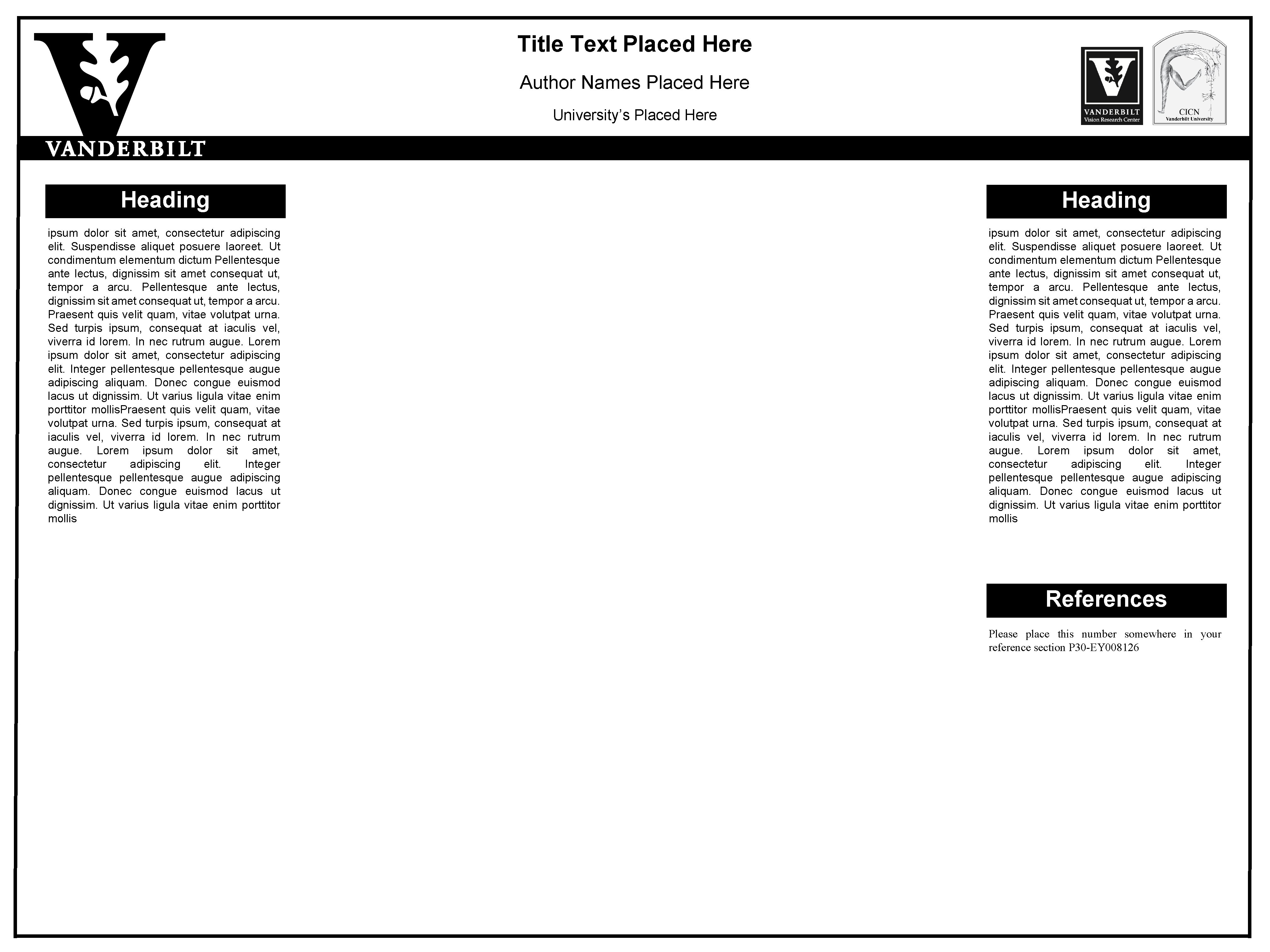 Title Text Placed Here Author Names Placed Here University’s Placed Here Heading ipsum dolor