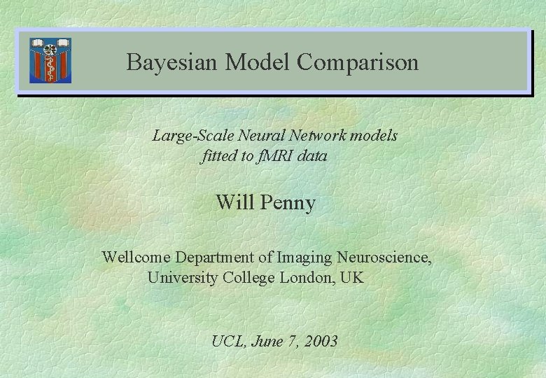 Bayesian Model Comparison LargeScale Neural Network models fitted