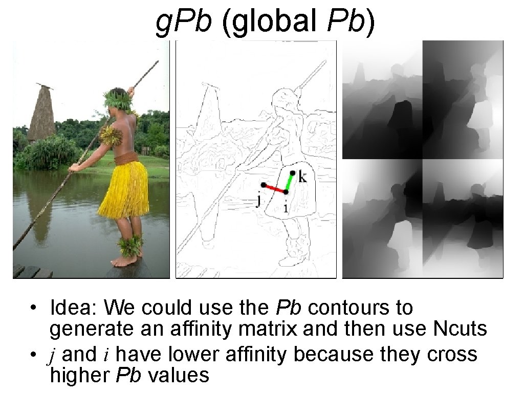 g. Pb (global Pb) • Idea: We could use the Pb contours to generate
