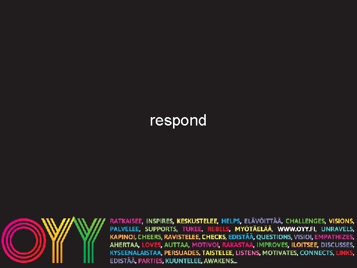 respond 