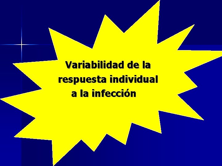 Variabilidad de la respuesta individual a la infección 