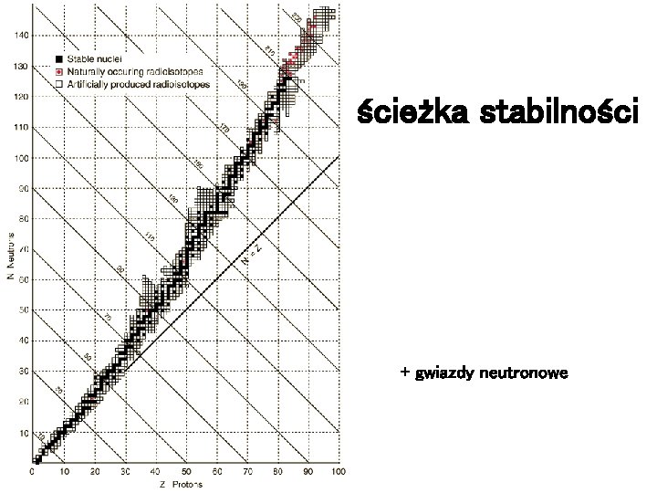 ścieżka stabilności + gwiazdy neutronowe 