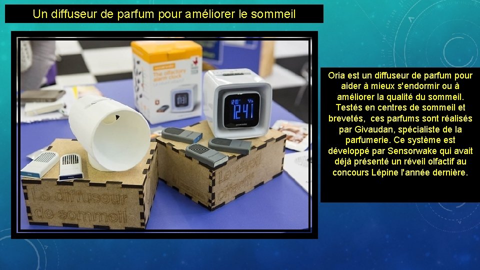 Un diffuseur de parfum pour améliorer le sommeil Oria est un diffuseur de parfum