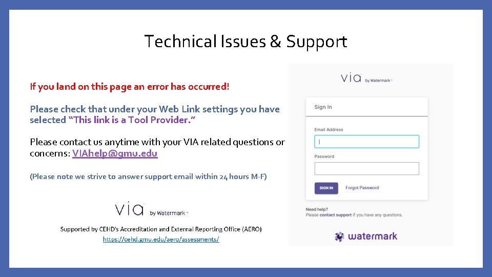 Technical Issues & Support If you land on this page an error has occurred!