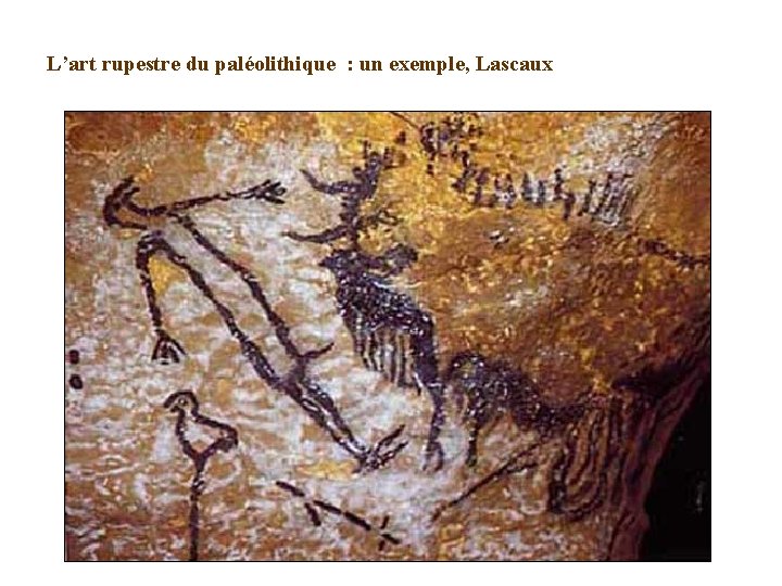 L’art rupestre du paléolithique : un exemple, Lascaux 