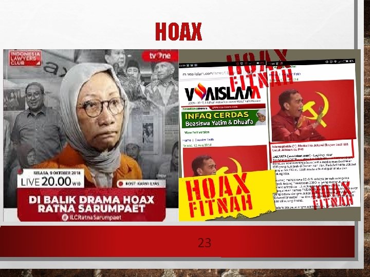 HOAX 23 HOAX 23