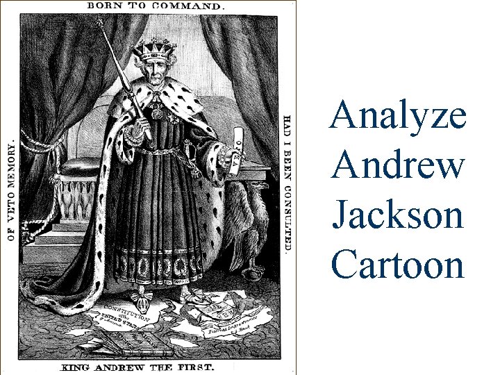 Analyze Andrew Jackson Cartoon 