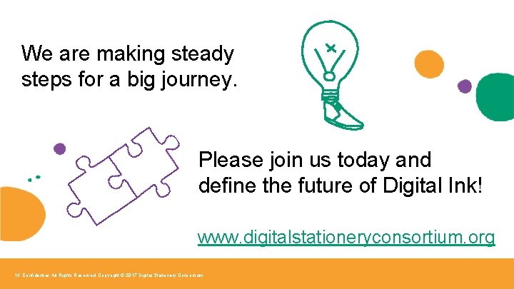 We are making steady steps for a big journey. Please join us today and