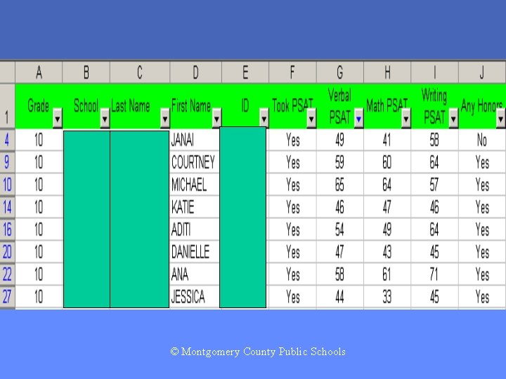 © Montgomery County Public Schools MONTGOMERY COUNTY PUBLIC SCHOOLS • ROCKVILLE, MARYLAND 