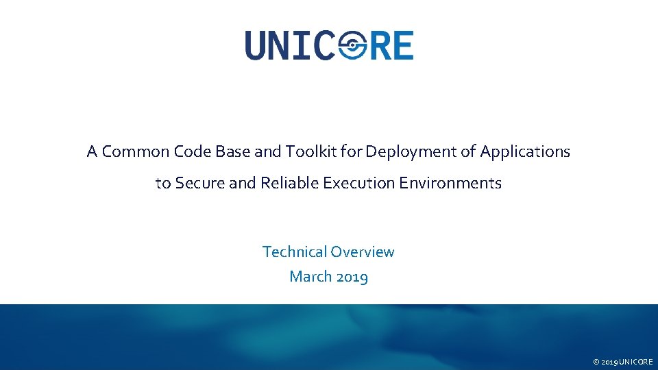 A Common Code Base and Toolkit for Deployment of Applications to Secure and Reliable