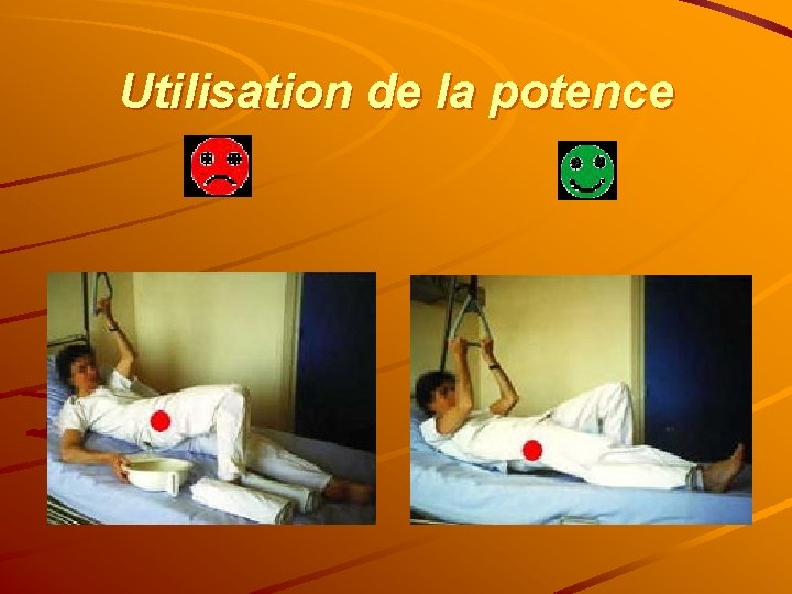 Utilisation de la potence 