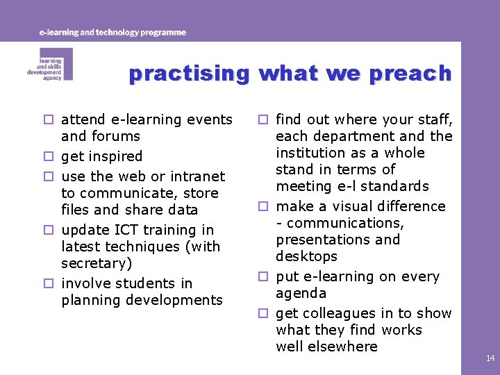 Prevent Elearning Whats stopping you BARRIERS TO MOVING ELEARNING FORWARD