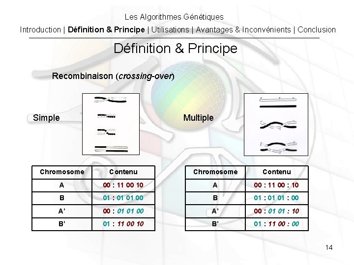 Les Algorithmes Génétiques Introduction | Définition & Principe | Utilisations | Avantages & Inconvénients Les Algorithmes Génétiques Introduction | Définition & Principe | Utilisations | Avantages & Inconvénients