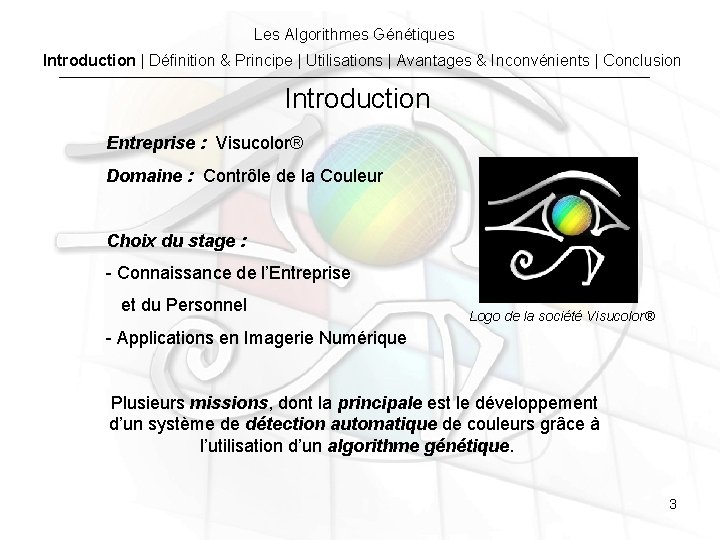 Les Algorithmes Génétiques Introduction | Définition & Principe | Utilisations | Avantages & Inconvénients Les Algorithmes Génétiques Introduction | Définition & Principe | Utilisations | Avantages & Inconvénients
