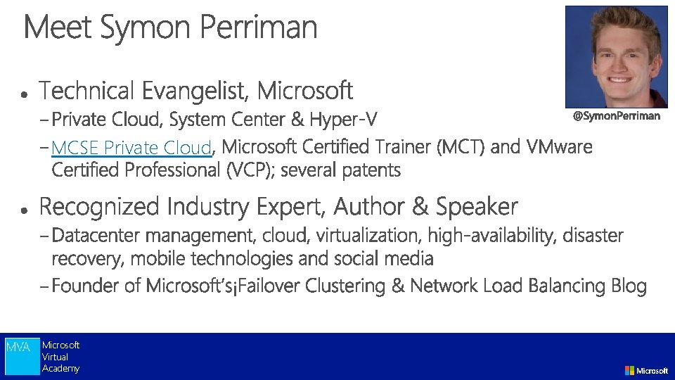 MCSE Private Cloud Microsoft Virtual Academy 