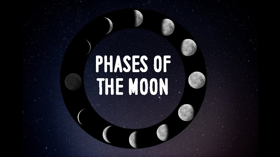 PHASES OF The End THE MOON 