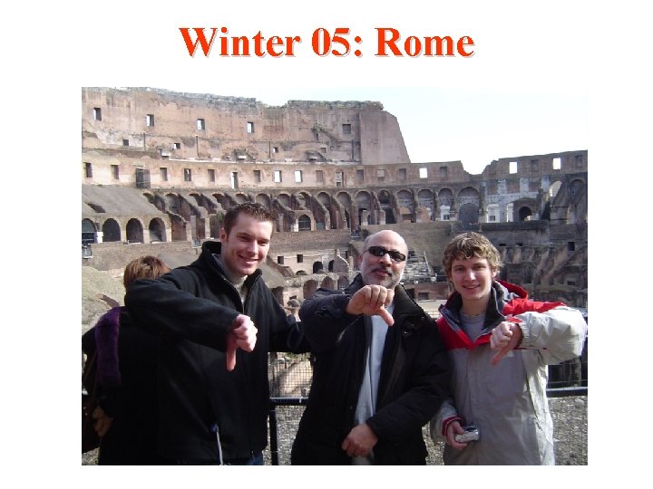 Winter 05: Rome 