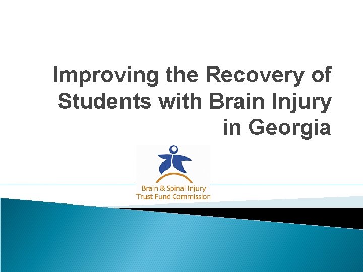 Improving the Recovery of Students with Brain Injury in Georgia 