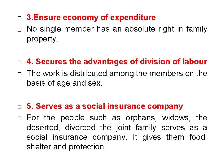 � � � 3. Ensure economy of expenditure No single member has an absolute