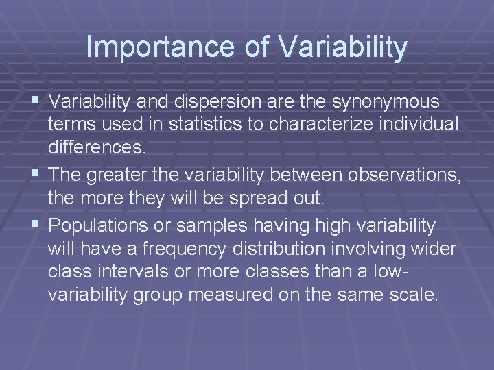 Note I skipped a few slides from the