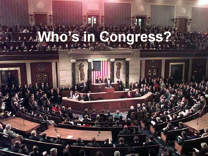 Who’s in Congress? 