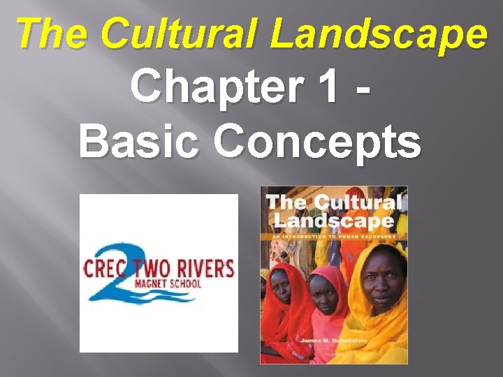 The Cultural Landscape Chapter 1 Basic Concepts 