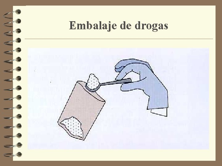 Embalaje de drogas 