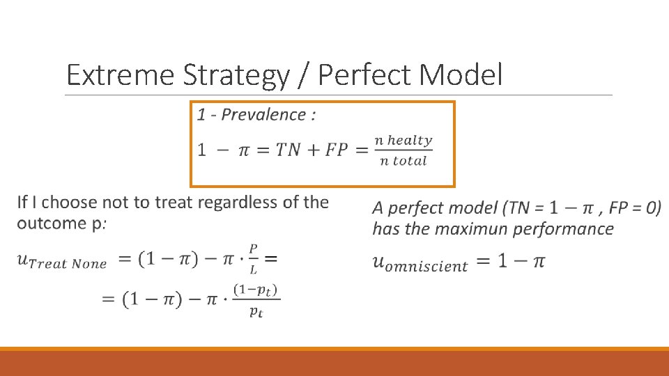 Extreme Strategy / Perfect Model 