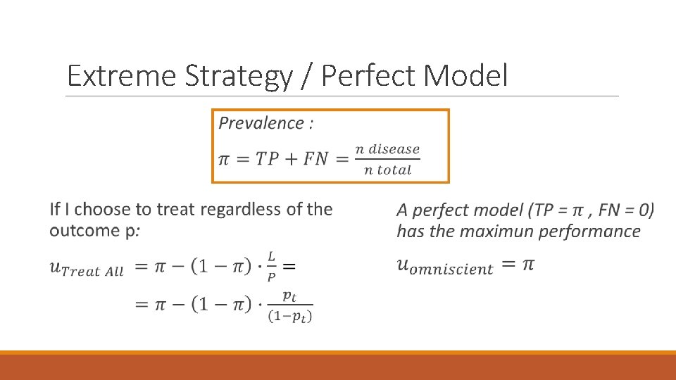 Extreme Strategy / Perfect Model 