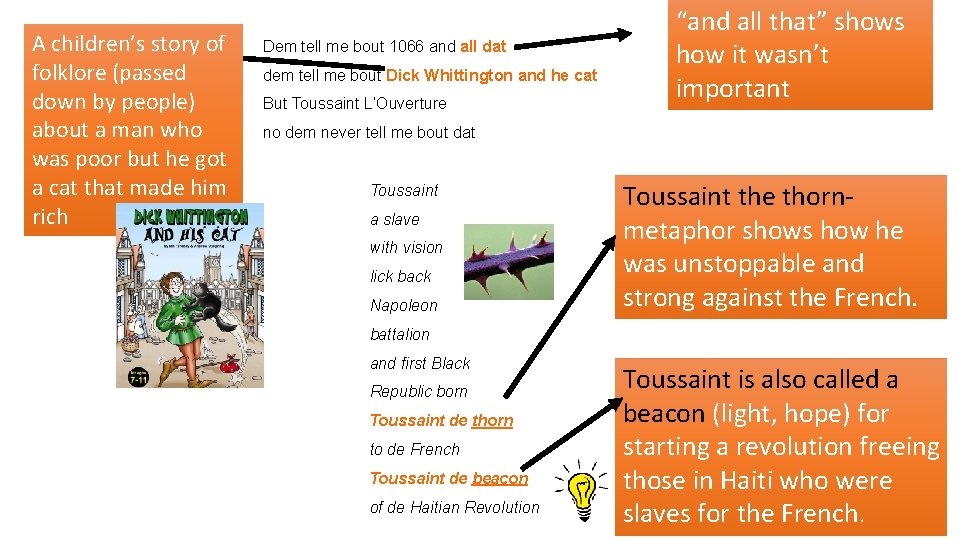 A children’s story of folklore (passed down by people) about a man who was