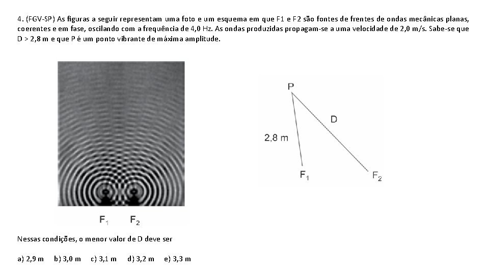 4. (FGV-SP) As figuras a seguir representam uma foto e um esquema em que