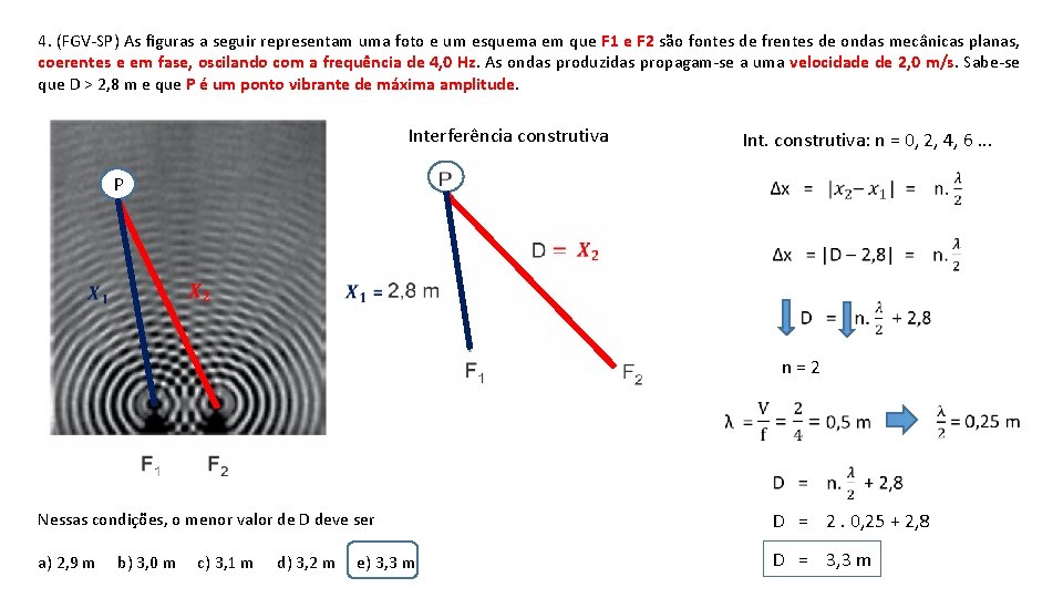 4. (FGV-SP) As figuras a seguir representam uma foto e um esquema em que