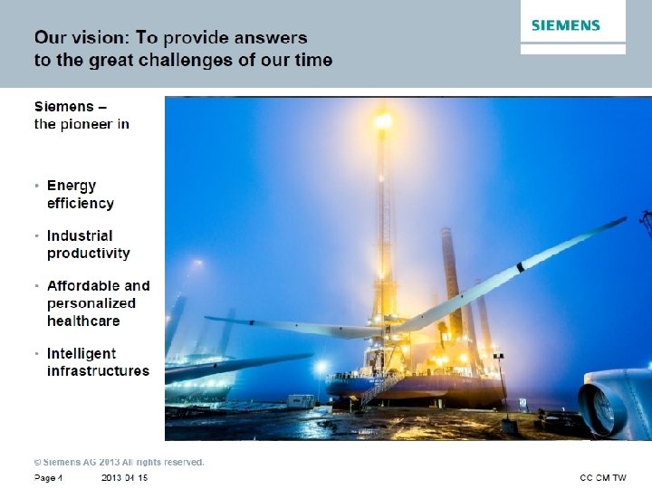 Copyright © Siemens AG. All rights reserved. 