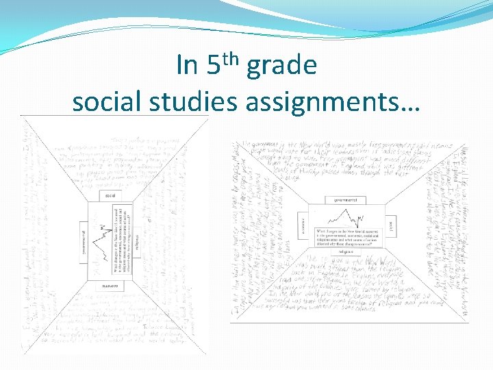 th 5 In grade social studies assignments… 