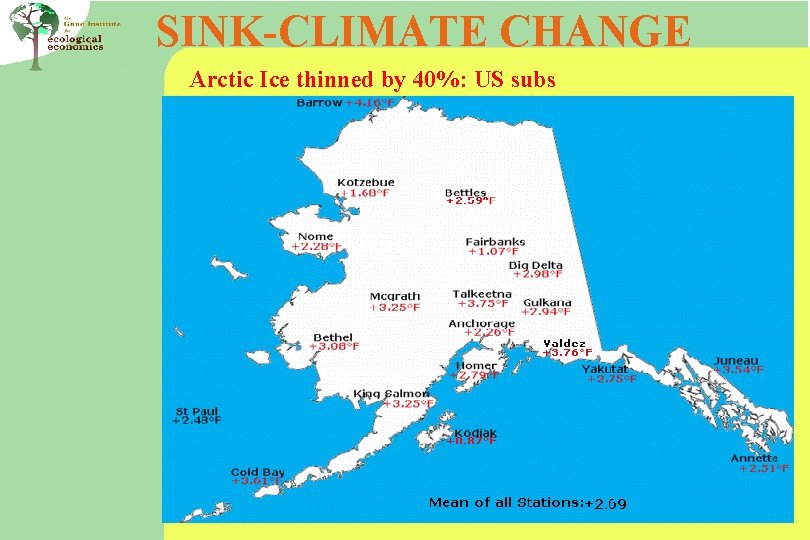 SINK-CLIMATE CHANGE Arctic Ice thinned by 40%: US subs 