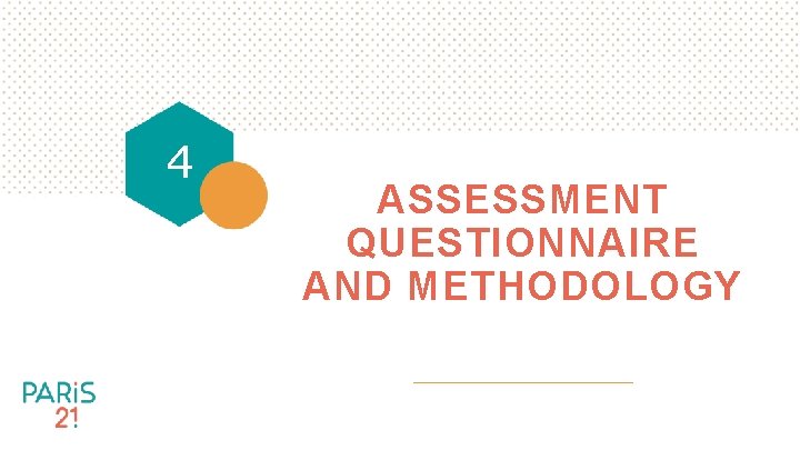 4 ASSESSMENT QUESTIONNAIRE AND METHODOLOGY 