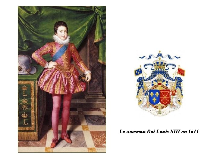 Le nouveau Roi Louis XIII en 1611 