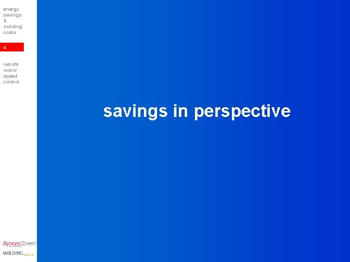 energy savings & molding costs 4 retrofit motor speed control savings in perspective 