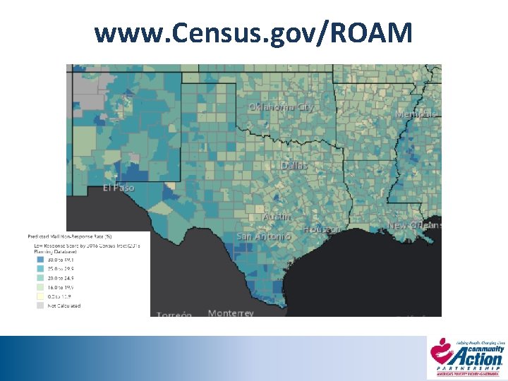 www. Census. gov/ROAM 