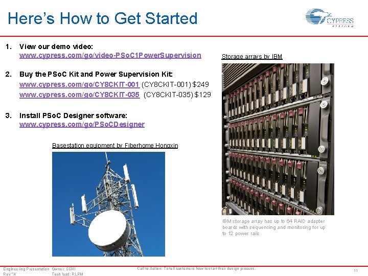 Here’s How to Get Started 1. View our demo video: www. cypress. com/go/video-PSo. C