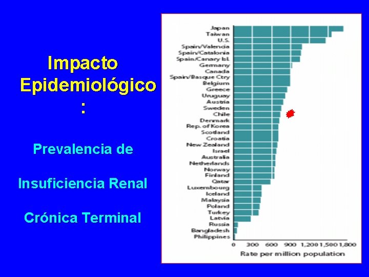 Impacto Epidemiológico : Prevalencia de Insuficiencia Renal Crónica Terminal Impacto Epidemiológico : Prevalencia de Insuficiencia Renal Crónica Terminal