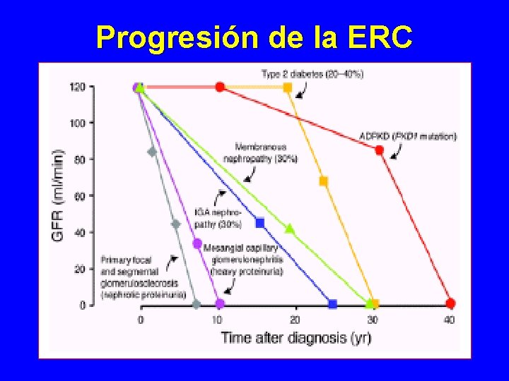 Progresión de la ERC Progresión de la ERC