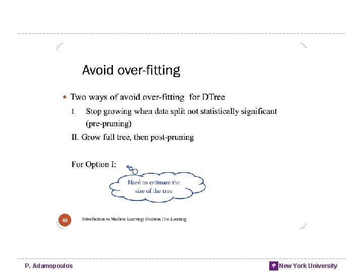 P. Adamopoulos New York University P. Adamopoulos New York University