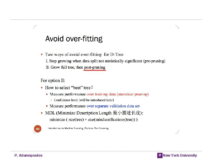 P. Adamopoulos New York University P. Adamopoulos New York University