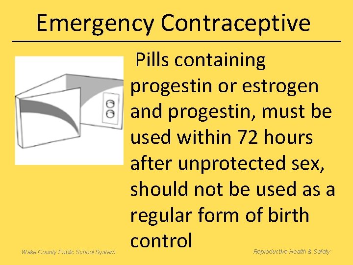 Emergency Contraceptive Wake County Public School System Pills containing progestin or estrogen and progestin,