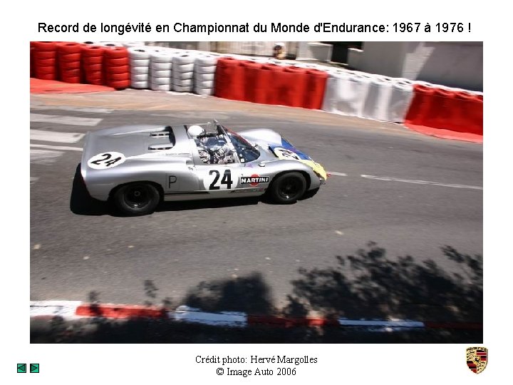 Record de longévité en Championnat du Monde d'Endurance: 1967 à 1976 ! Crédit photo: