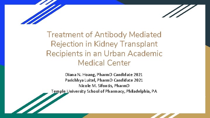 Treatment of Antibody Mediated Rejection in Kidney Transplant Recipients in an Urban Academic Medical