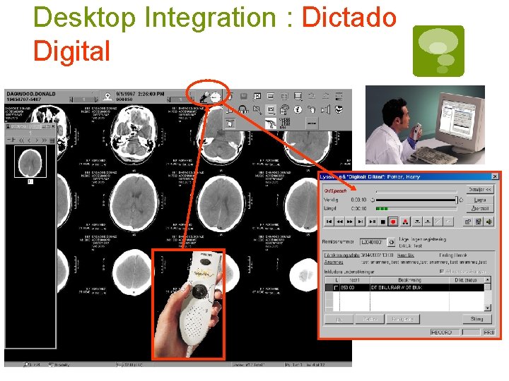 Desktop Integration : Dictado Digital 