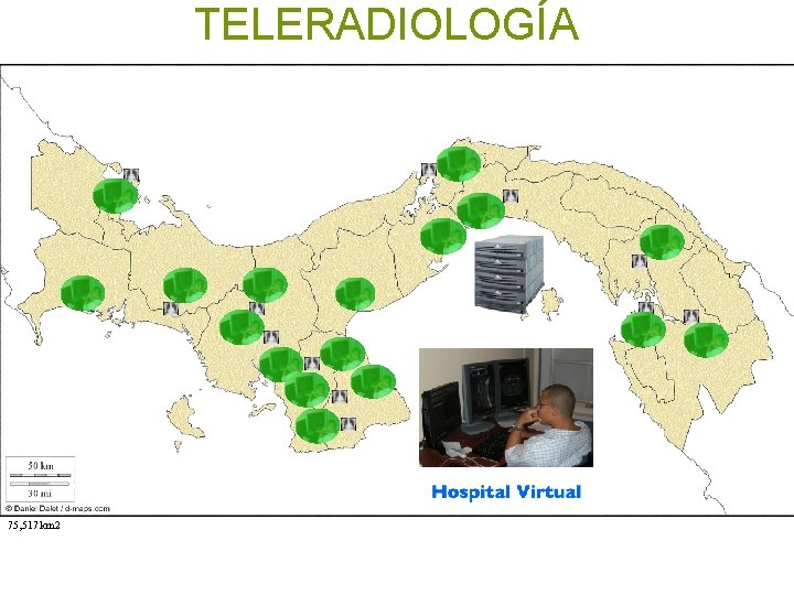 TELERADIOLOGÍA 75, 517 km 2 