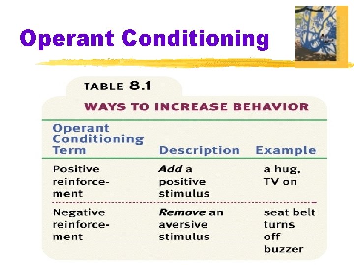 Operant Conditioning 